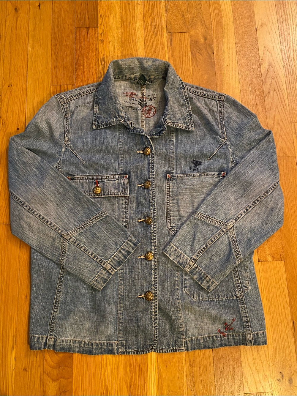 Vintage Lauren Ralph Lauren Denim Jacket in Size Large